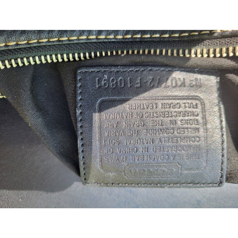 vintage black‎ Coach purse/ wallet combo - Picture 8 of 12